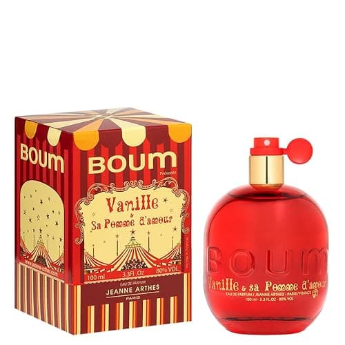 JEANNE ARTHES - Boum Vanille et sa pomme d'Amour Eau de Parfum - Spray perfume for women - Floral Fruity Scent - Notes of Orange, Candy Apple - Made in France - 3.38 Fl.oz - Image 1