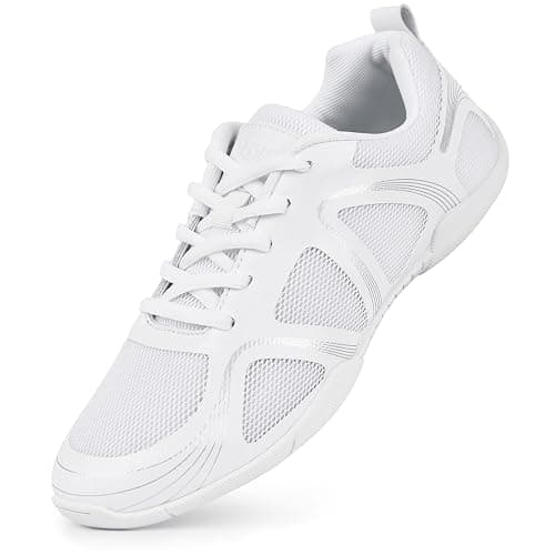 CADIDL Cheer Shoes for Women White Cheerleading Athletic Dance Shoes Girls Flats Tennis Walking Sneakers thumbnail 2