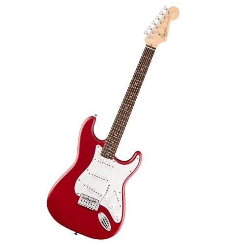 Fender Squier Stratocaster Beginner Electric Guitar, Dakota Red Matte | Starter electric guitar, 2-year warranty, free lessons included, matte finish, kids and adults, Squier Stratocaster - Image 1