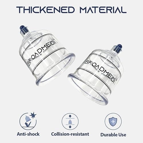 BROADMEDI+ Premium Cupping Therapy 19 Cups Set, Including Pump Handle, Extension Tube, Massage Sticks, Made in Korea thumbnail 2