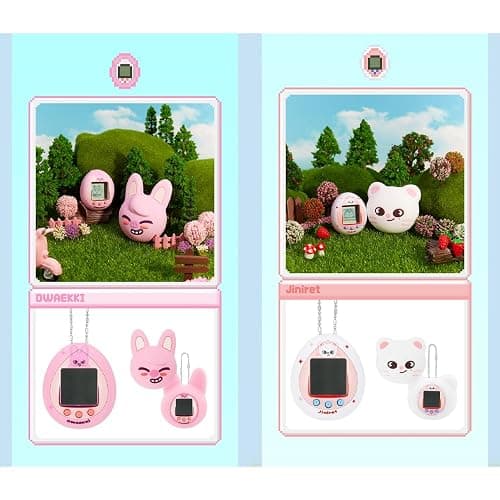 (Official) SKZOO Digital Game Keyring & CASE Set (BBOKARI) たまごっち thumbnail 5