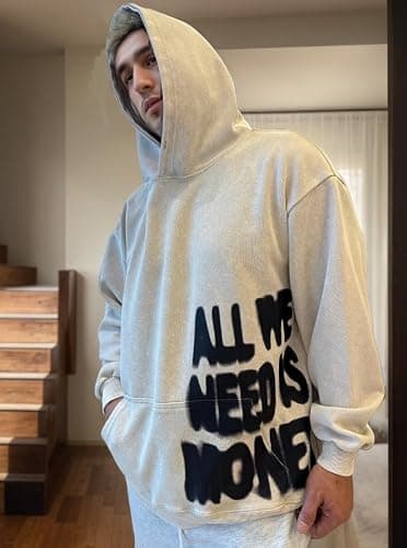 Dynict Unisex Y2K Colorful Sweatshirt Hip Hop Letter Print Oversize Hoodie Casual Baggy Harajuku Gothic Pullover Hoodie thumbnail 4