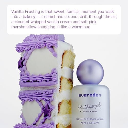 Evereden x Embreigh Hair & Body Fragrance Mist, Vanilla Frosting, Teens | Limited Edition Kids Perfume for Girls, Vanilla & Caramel Long-Lasting Scents, Safe for Sensitive Skin, Made for Kids & Teens thumbnail 4