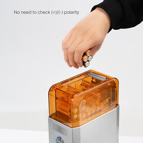 OLIGHT Ostation X Smart 3-in-1 AA Battery Charger with 32 NiMH AA | NiMH AA Batteries 2100mAh, Polarity-Free, App Control, Auto Charge & Storage, Bad Battery Removal, for Homes Offices Schools thumbnail 6