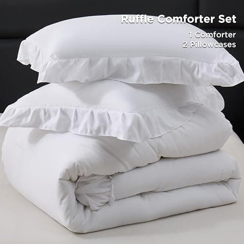 Queen ruffle bedding thumbnail 6