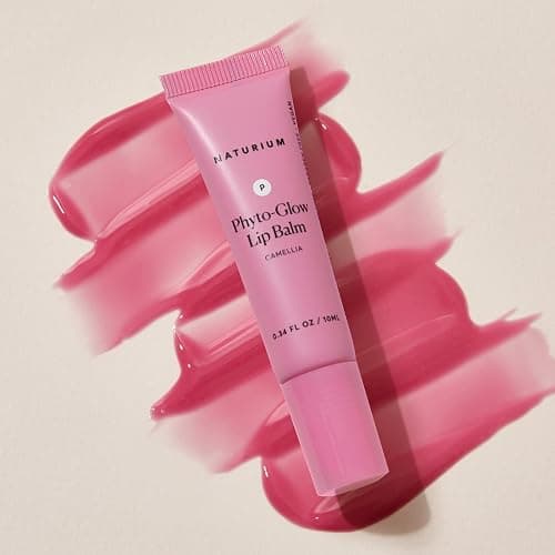 Naturium Phyto-Glow Lip Balm | With Shea Butter & Squalane, Sheer Tinted Colour | 0.34 FL OZ / 10 ml, Camellia thumbnail 3