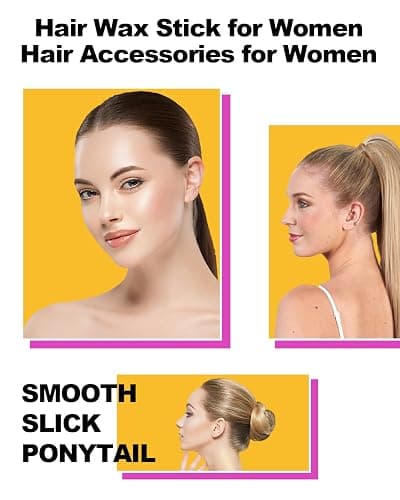 Hair Wax Stick, Wax Stick for Hair Flyaways Kids & Women Hair Accessories for Women Girls Hair Bun Maker for Kids Hair Slick Stick Baby Hair Gel Stick Kids Hair Products Hair Smoothing Stick thumbnail 3