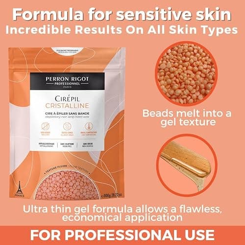 Cirepil - Cristalline - 800g / 28.22 oz Wax Beads Bag - Micro-Crystalline Formula for Sensitive Skin - Rosin-free - Unscented & Gel Texture thumbnail 2