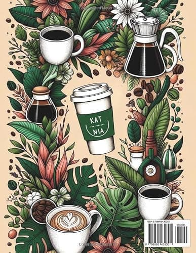 Coffee Plants Coloring Book - Relaxing Stress Relieving Color Activity Book for Specialty Coffee Lovers & Adults thumbnail 2