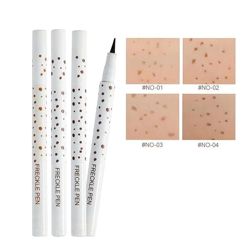 Melsintern Freckle Pen for Face Waterproof Long Lasting - Natural Faux Freckles Makeup Pen with Precision Tip, Vegan and Cruelty Free, Light Brown for Daily Use and Special Occasions thumbnail 6