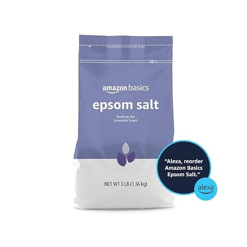 Amazon Basics Epsom Salt Soaking Aid, Lavender Scented, 3 Pound, 1-Pack (Previously Solimo) thumbnail 4