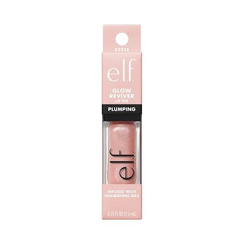 e.l.f. Glow Reviver Plumping Lip Oil, Tinted Lip Plumper For A High-Shine, Plump Finish, Infused With Jojoba Oil, Vegan & Cruelty-Free, Piggy Bank thumbnail 9
