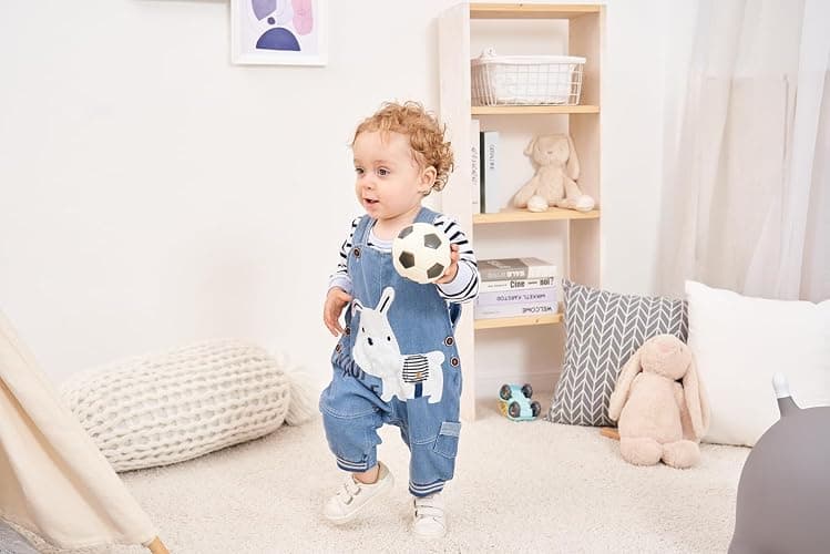 LvYinLi Cute Baby Boy Clothes Suit Toddler Boys' Striped long Sleeve T-Shirt+Denim Overalls Jumpsuit Pants Outfits Sets thumbnail 5