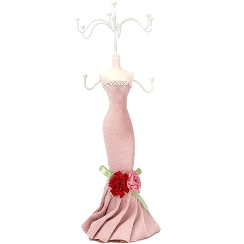 YUYTE Necklace Storage Holder Display Stand Jewelry Stand Jewelry Organizer Rack Earrings Bracelet Doll Earring Tower Holder Decor For Women - Image 1