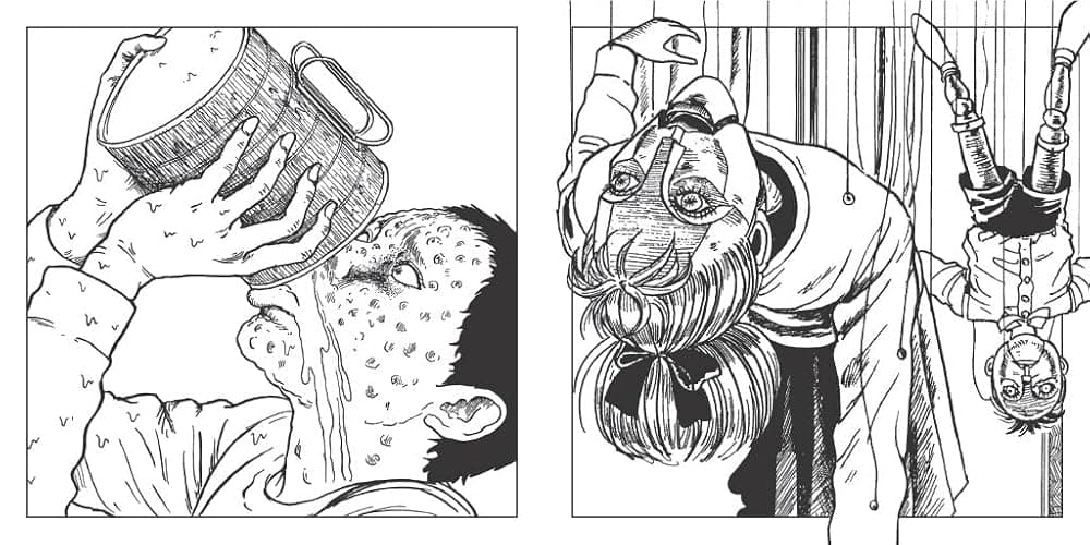 Junji Ito Collection: A Twisted Horror Coloring Book thumbnail 2