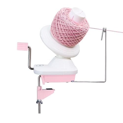 Olikraft Manual Yarn Winder | Yarn Ball Winder, Roller, Baller Crochet Spinner for Crocheting | Clamp for 1 3/4" Surfaces | Create Cakes up to 4oz - Image 1
