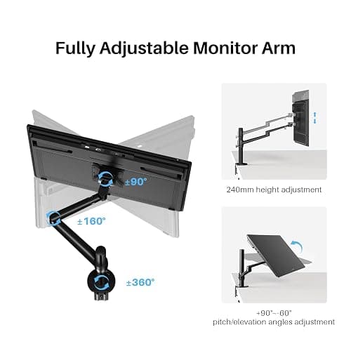 HUION Kamvas 22 Plus Graphics Drawing Tablet with Screen and Single Monitor Arm thumbnail 7