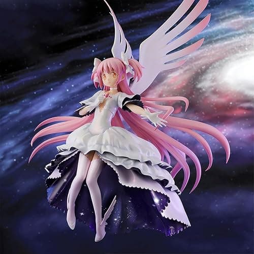 QAHEART Anime KanameMadoka Figure Winged Madoka Kaname/Akemi Homura Action Figure Anime Girl Model Statue Figurine Ornaments thumbnail 2