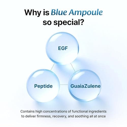 DearKlairs Midnight Blue Youth Activating Drop · EGF + Peptide Ampoule for Sensitive Skin · Calms Redness, Boosts Firmness & Sebum Control · Lightweight & Fast-Absorbing · 0.67 Fl Oz thumbnail 5