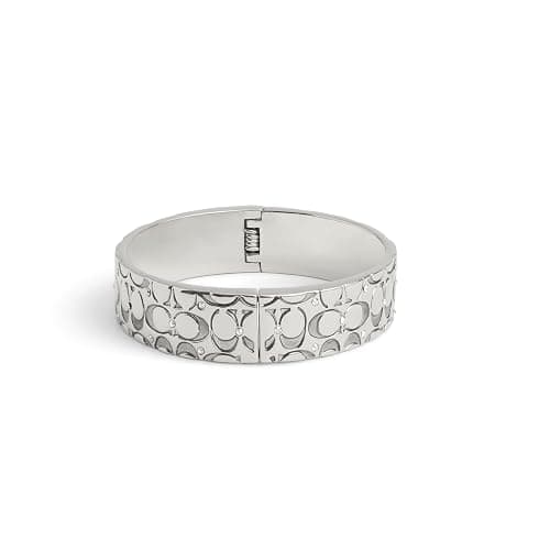 Coach Women's Signature Quilted Bangle Bracelet thumbnail 4