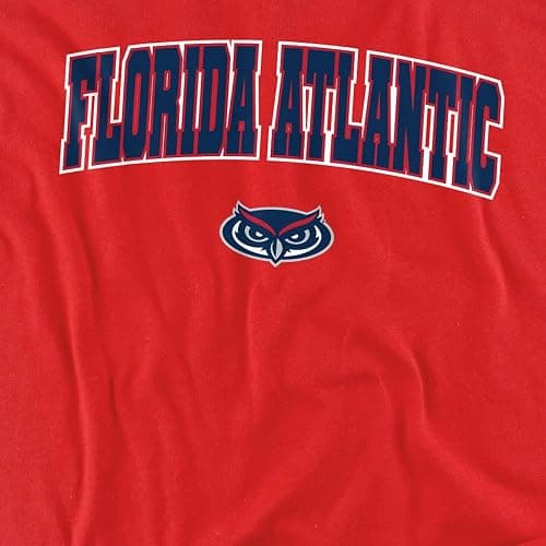 Campus Lab Florida Atlantic University Arch Logo Secondary Women's Apparel Crop Top T-Shirt thumbnail 3