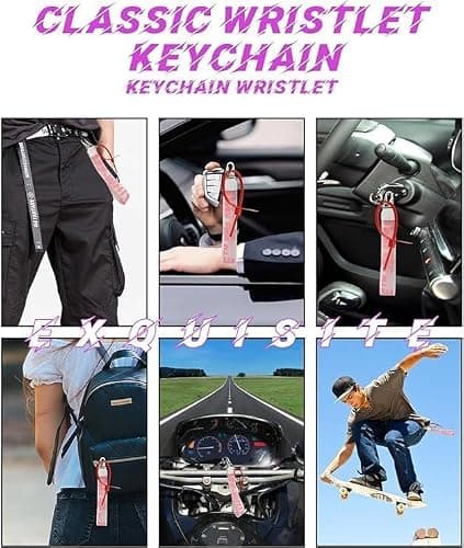 AllStyle By Patel Compatible Wristlet Strap for Key, Classic Hand Wrist Keychain Lanyard Key Chain Holder for Men and Women thumbnail 5