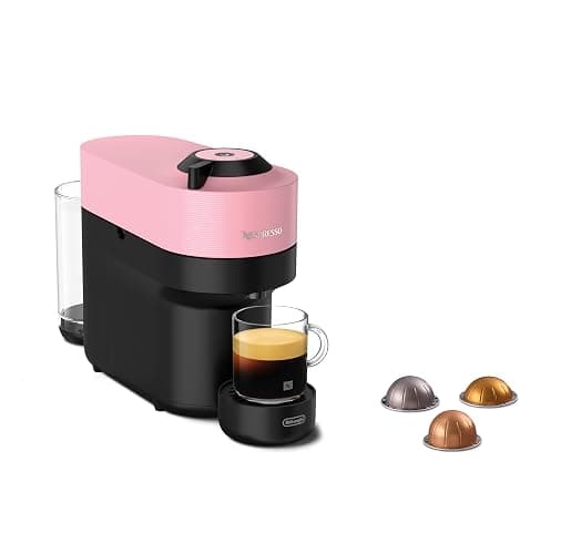 De'Longhi Nespresso Vertuo Pop – Cafetera de Cápsulas, Tecnología Centrifusion, 4 Tamaños de Taza, Set de 12 Cápsulas Incluido, Rosa (ENV90.P) thumbnail 2