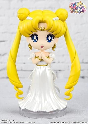 TAMASHII NATIONS - Pretty Guardian Sailor Moon - Princess Serenity, Bandai Spirits Figuarts Mini Action Figure thumbnail 5