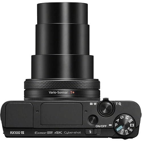 Sony Cyber-Shot RX100 VII Digital Camera (DSC-RX100M7) – 20.1MP 1-Inch Stacked CMOS Sensor | ZEISS 24–200mm Zoom Lens + 64GB Card + Case + NP-BX1 Battery + Card Reader and More thumbnail 4