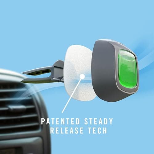 Febreze Car Vent Clip Air Freshener, Odor Eliminator for Up to 30 Days Freshness, 2 Clips (New Car) thumbnail 3