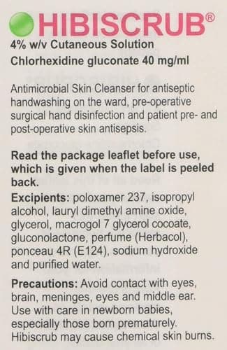HiBiScrub Skin Wash 500ml Antimicrobial Skin Wash thumbnail 4