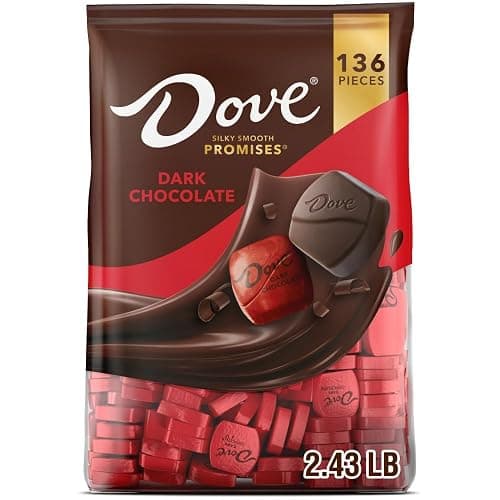 DOVE PROMISES Dark Chocolate Candy, 136 Ct Bulk Bag - Image 1