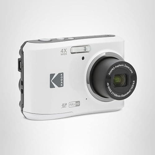 KODAK PIXPRO FZ45 16MP Compact Digital Camera, 4X Optical Zoom, AA, White | 1080p Full HD Video, 27mm Wide Angle Lens, 2.7 Inch LCD, Point and Shoot, Digicam, Travel and Family Photos thumbnail 6