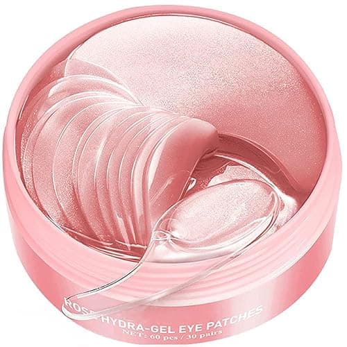 AKARY Eye Patches Rose Hydra-Gel Eye Mask Sheet Lady Skin Care Pad Remove Fine Lines Smooth Repair the Eyes Skin, Under Eye Gel for Moisturizing and Relieving, Firm the Look of the Eye Area - Image 1