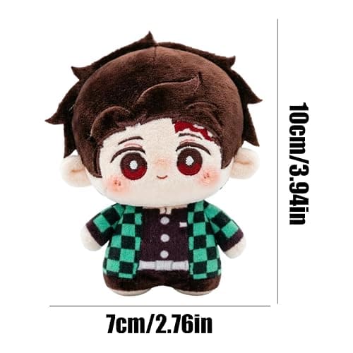 Demon Soft Anime Figure Cute Cotton Plush Doll Slayer Muichiro Decor | Anime Character Themed Collectible Gift for Anime Fans,Tanjiro Ornament,Soft Skin-Friendly Fabric,Tight Embroidery No Peeling thumbnail 3