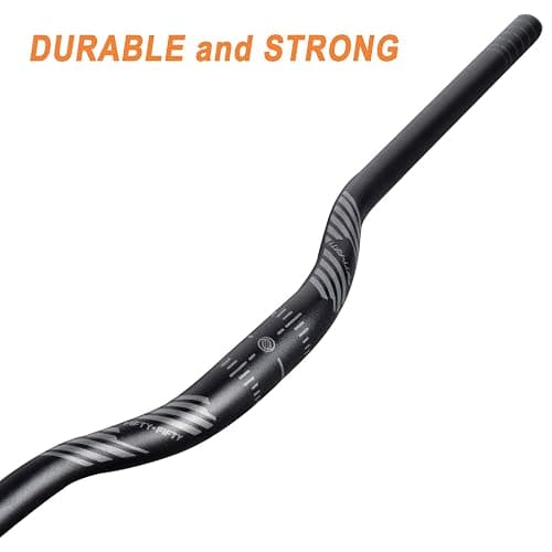 FIFTY-FIFTY Mountain Bike Riser Handlebar, Aluminum Alloy MTB Handlebar, 31.8mm Diameter, 780mm Wide Bicycle Bar thumbnail 5