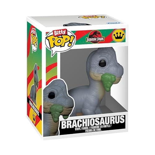 Funko Bitty Pop! Jurassic Park: Ellie Sattler, Ian Malcolm, Triceratops, and Brachiosaurus, with a 1 in 6 chance for a Surprise Mystery Figure - 0.9 Inch (2.2 Cm) Collectable - Gift Idea - Cake Topper thumbnail 8