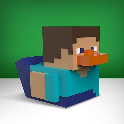 TUBBZ First Edition Steve Collectible Vinyl Rubber Duck Figure - Official Minecraft Merchandise - TV, Movies & Video Games thumbnail 4
