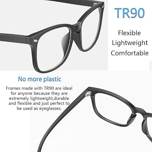 Tanlys Blue Light Blocking Glasses fors Men Women thumbnail 4