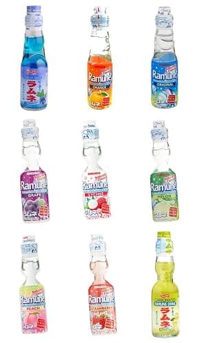 Ramune Japanese Marble Soda Choose your flavor (9 Flavor Sampler) - Image 1