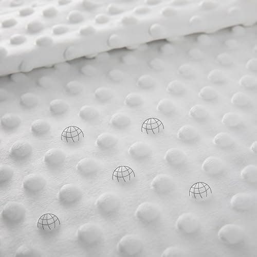 CIVARUA KIDS Checkered Baby Blankets for Boys, Comfy Durable Blanket with Double Layer Dotted Backing Checkerboard Grid Chessboard Gingham Bed Blankets for Newborn Infants Black, 30x40 Inches thumbnail 7