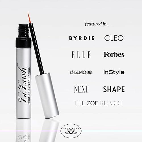 LiLash Purified Eyelash Serum to Grow Longer & Fuller-Looking Lashes - Eyelash Growth Enhancer, Safe for Use with Contacts, Lash Extensions, Sensitive Eyes - Vegan & Cruelty-free (2mL, 90-Day Supply) thumbnail 6
