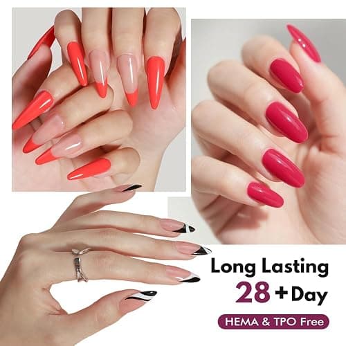 FZANEST 72pcs Gel Nail Polish Set, Hema-free Tpo-free 68 Bright Summer Candy Colors With Top Base Coat Builder Gel Soak Off Nail Salon Kit thumbnail 7