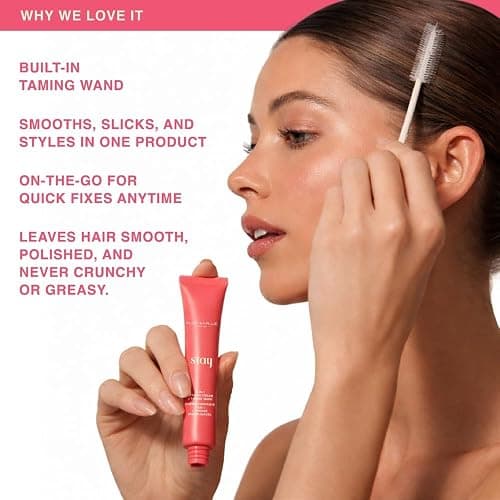 Ruby & Millie Stay 3-in-1 Styling Cream with Built-In Taming Wand - Slick, Smooth & Style Flyaways, Frizz Control Hair Gel for Women, 0.6 fl oz thumbnail 7