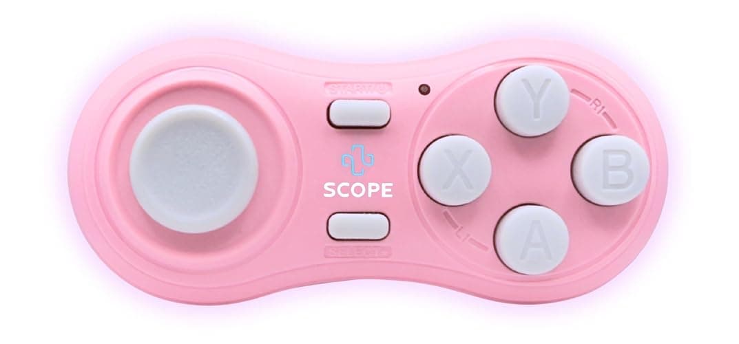 Scope Remote- Remote for Anki. Customizable with Anki Add-on, Compatible with Windows, Mac, iOS, iPad, and Android. Quizlet Compatible, Anki Controller. Pearl Pink, Plus (16-18 Hours Battery) - Image 1