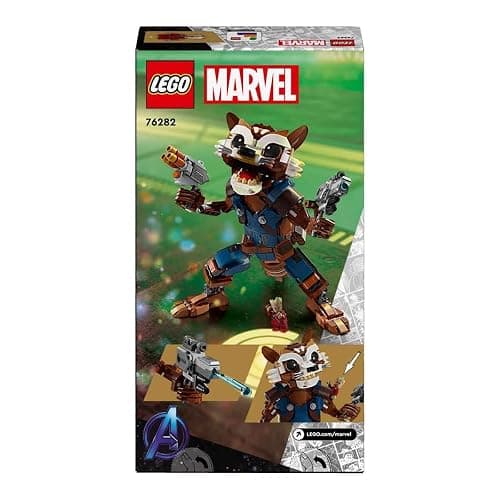 Lego Marvel Rocket & Baby Groot, Buildable Superhero Toy for Kids from Marvel Studios' Guardians of The Galaxy, Figure for Role Play, Gift for Boys and Girls from 10 Years, 76282 thumbnail 5