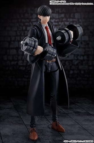 TAMASHII NATIONS - Mashle: Magic and Muscles - Mash Burnedead, Bandai Spirits S.H.Figuarts Action Figure | Mashle Magic and Muscles 6 Inch Action Figure S.H. Figuarts - Mash Burnedead thumbnail 11