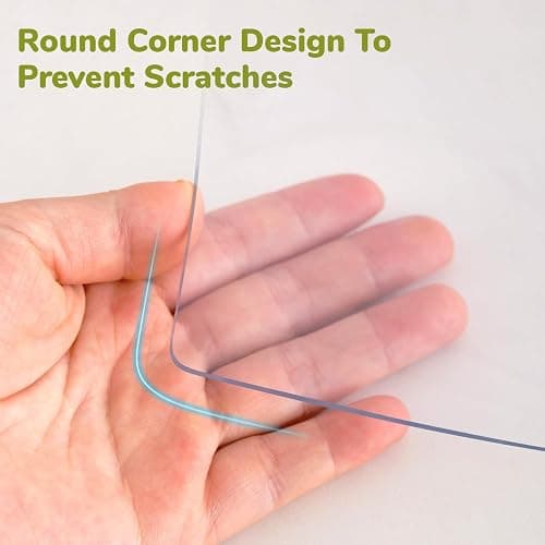 Eisdroma 14 x 24 Inch Clear Table Cover Protector, Clear Desk Mat, Table Protector, 1.5mm Plastic Table Cover, Vinyl Table Protector, Mats on Top of Desks thumbnail 4