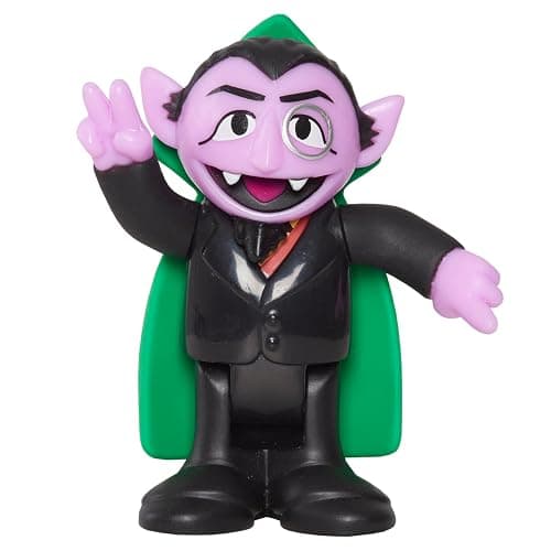 Sesame Street Neighborhood Friends, 7-piece Poseable Figurines, Kids Toys for Ages 2 Up by Just Play thumbnail 4