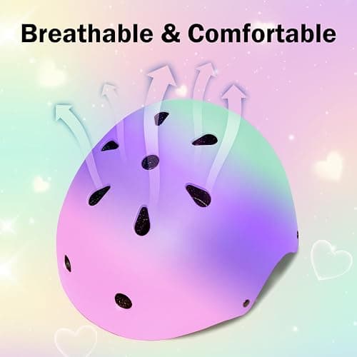 Kids Bike Helmet for 2-3-5-8-14 Ages Girls,Boys,Toddler,Kids and Youth, Ventilation and Impact Resistance Toddler Bike Helmet for Multi-Sport Bicycle Scooter Inline Roller Skate and Skateboarding thumbnail 3